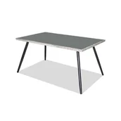 Stoły ogrodowe - Stół prostokątny Lupus szary - miniaturka - grafika 1