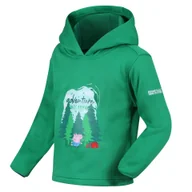 Bluzy dla dziewczynek - Regatta Dziecięca bluza Peppa Hoody Zielony, Rozmiar: 92 cm - miniaturka - grafika 1