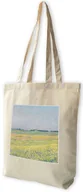 Torby i wózki na zakupy - Torba z naszywką Równina Gennevilliers, żółte pola Gustave Caillebotte - miniaturka - grafika 1