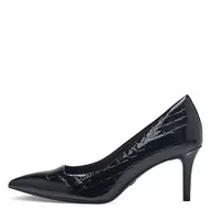 Czółenka - Tamaris Damskie czółenka 1-1-22424-41, Black Croco, 40 EU, Czarny, krokodyl, 40 EU - miniaturka - grafika 1