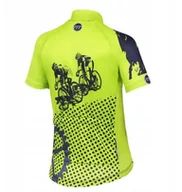 Kurtki rowerowe - MĘSKA KOSZULKA ROWEROWA MADANI KOLARSKA R. L - miniaturka - grafika 1