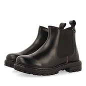 Botki damskie - GIOSEPPO Botki skóra chelsea dla dziewczynki i chłopca balmedie, czarny, 26 EU - miniaturka - grafika 1