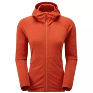 Kurtki i kamizelki sportowe damskie - Bluza z kapturem MONTANE W Protium Hoodie saffron red M - miniaturka - grafika 1