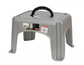 Taborety i hokery - PLAST TEAM Taboret PLAST TEAM 2080 Srebrny - miniaturka - grafika 1