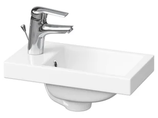 Umywalka Meblowa Senti Costa 40 cm prostokątna biały połysk K32-041 - Umywalki - miniaturka - grafika 1