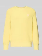 Swetry męskie - Sweter o kroju regular fit z mieszanki bawełny model ‘COTES PERLES’ - miniaturka - grafika 1