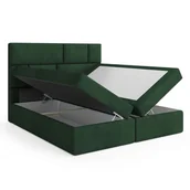 Łóżka - Łóżko kontynentalne 160x200 STILO pojemnik, materac | kolor do wyboru - miniaturka - grafika 1