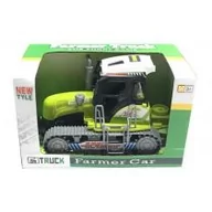 Samochody i pojazdy dla dzieci - Traktor 21cm na gąsienicach w pudełku - miniaturka - grafika 1