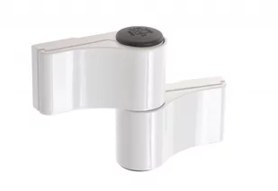 Zawias dwuczęściowy Master Dynamika L-93 mm do aluminium, biały (2 szt.) - Zawiasy, okucia i inne akcesoria - miniaturka - grafika 1