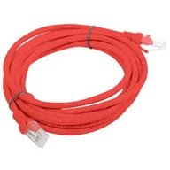 Patchcordy - Lanberg Patchcord RJ45 kat 6 UTP 3m czerwony - miniaturka - grafika 1