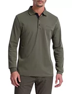 Bluzy męskie - Pierre Cardin Męska bluza polo z długim rękawem, grządka, 6XL - miniaturka - grafika 1