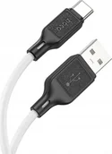 Kable USB - Kabel USB Hoco HOCO kabel USB A do Typ C 3A X90 1 m biały - miniaturka - grafika 1