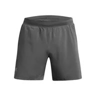 Spodenki męskie - Męskie Spodenki UNDER ARMOUR UA LAUNCH 5'' SHORTS 1382617-025 – Szary - miniaturka - grafika 1