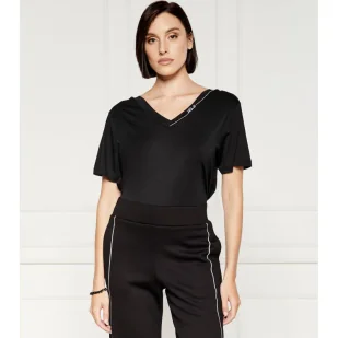 Karl Lagerfeld T-shirt | Regular Fit - Koszulki i topy damskie - miniaturka - grafika 1