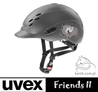 Kaski do jazdy konnej - Uvex Kask ONYXX FRIENDS II - anthracite - miniaturka - grafika 1