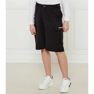 Spodnie i spodenki dla chłopców - Karl Lagerfeld Kids Szorty Regular Fit - miniaturka - grafika 1