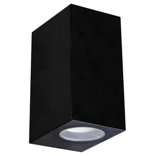 Ideus Czarny kinkiet GAMP 04019 prostokątna lampa elewacyjna IP54 04019 - Lampy ogrodowe - miniaturka - grafika 1