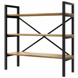 Regał Nebraska na książki LOFT 100 x 60-160 x 40 cm D3 - Regały - miniaturka - grafika 1