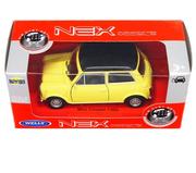 Samochody i pojazdy dla dzieci - WELLY 1:34 Mini Cooper 1300 żółty - miniaturka - grafika 1