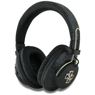Guess Bluetooth ENC Metal 4G Logo czarny - Słuchawki - miniaturka - grafika 1