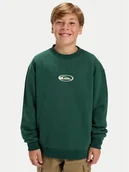 Bluzy dla chłopców - Quiksilver Bluza Salt Water Graphic EQBFT03960 Zielony Regular Fit - miniaturka - grafika 1