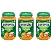 Dania dla dzieci - BoboVita Jarzynowa z kurczakiem po 5 miesiącu Zestaw 3 x 190 g - miniaturka - grafika 1