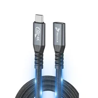 Wtyczki i adaptery - PRZEDŁUŻACZ USB C 5M 3.2 KABEL 240W 20Gbps 4K 144Hz USB ADAPTER THUNDERBOLT, REAGLE - miniaturka - grafika 1