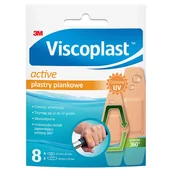 Apteczki i materiały opatrunkowe - Viscoplast Active plastry piankowe x 8 szt - miniaturka - grafika 1