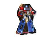 Urodziny dziecka - Flexmetal Balloons Balon foliowy do patyka Transformers Optimus Prime - 28 cm - 1 szt. 902795 - miniaturka - grafika 1