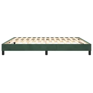 Lumarko Rama łóżka, ciemnozielona, 180x200 cm, tapicerowana aksamitem - Łóżka - miniaturka - grafika 7
