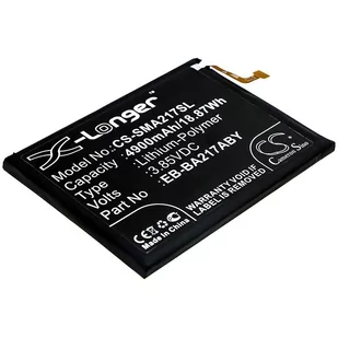 Cameron Sino Samsung Galaxy A21s 2020 EB-BA217ABY 4900mAh 18.87Wh Li-Polymer 3.85V CS-SMA217SL - Baterie do telefonów - miniaturka - grafika 1