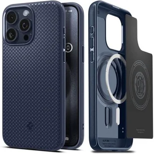 Etui Spigen MAG ARMOR (MagSafe) do IPhone 15 PRO MAX granatowe - Etui i futerały do telefonów - miniaturka - grafika 1