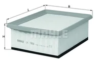 Filtry powietrza - Filtr powietrza Mahle LX 1568 - miniaturka - grafika 1
