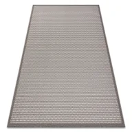 Dywany - Dywan SZNURKOWY SIZAL BORDERO 2907 płaskie tkanie taupe / krem beżowy 120x170 cm - miniaturka - grafika 1