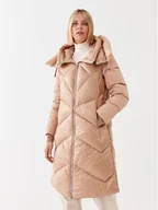 Kurtki damskie - Diego M Kurtka puchowa 22IP-R402 Beżowy Regular Fit - miniaturka - grafika 1