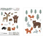Okleiny - Zestaw naklejek Las 50 x 70 cm - miniaturka - grafika 1