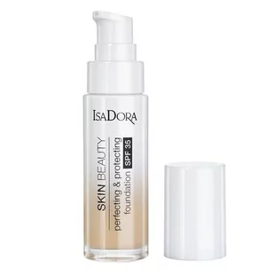 IsaDora Skin Beauty Perfecting & Protecting SPF35 Podkład wygładzający 02 Linen 30ml - Podkłady do twarzy - miniaturka - grafika 1
