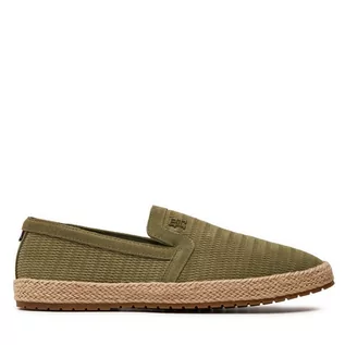 Espadryle męskie - Espadryle Tommy Hilfiger Th Esapdrille Classic Suede FM0FM04984 Mash Green MSD - grafika 1