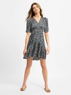 Sukienki - BOSS Orange Sukienka damska - C_Dizziano_1 Kobiety czarny|wielokolorowy wzorzysty, 36 - miniaturka - grafika 1