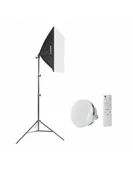 Lampy studyjne - Lampa SOFTBOX 50x70 150W/300W LED - miniaturka - grafika 1