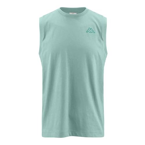 Kappa Cadwal Korporate Man Tee Wygodna i stylowa koszulka techniczna Green Lichen Green Wasabi, rozmiar M