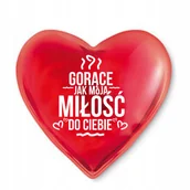 Sporty zimowe - akcesoria - PODGRZEWACZ DO RĄK GORĄCE SERCE PREZENT WALENTYNKI - miniaturka - grafika 1