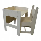 Zestawy mebli dla dzieci - STOLIK 52/50 Z KRZESEŁKIEM REGULOWANY NOWOŚĆ - miniaturka - grafika 1