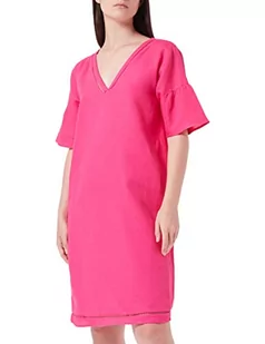 s.Oliver BLACK LABEL Damska sukienka casual, ciemnoróżowy, 44 - Sukienki - miniaturka - grafika 1