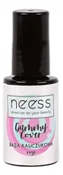 Lakiery hybrydowe - Neess NEESS Baza kauczukowa do lakierów hybrydowych Gummy Cover Rose 4ml - miniaturka - grafika 1