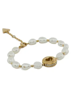 Guess Bransoletka JUBB03 342JWGS Biały - Bransoletki - miniaturka - grafika 1