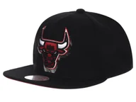 Czapki damskie - Czapka z daszkiem Mitchell & Ness NBA Big Face 7.0 Snapback Bulls HHSS6045-CBUYYPPPBLACK-Uniwersalny - miniaturka - grafika 1