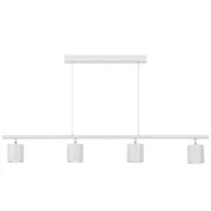 Lampy sufitowe - NOWOCZESNA LAMPA WISZĄCA BIAŁA BOLT W4 - miniaturka - grafika 1