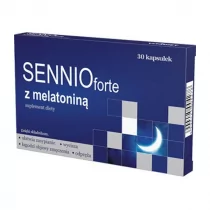 VitaDiet VITADIET Sennio forte z melatoniną 30 kapsułek (przy 2 sztukach - Melatonina 1mg GRATIS) 3155221 - Układ nerwowy - miniaturka - grafika 1