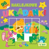 Naklejkowe układanki W lesie - Literatura popularno naukowa dla młodzieży - miniaturka - grafika 1